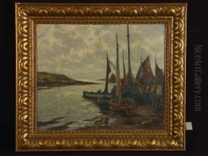 Segelhafen An Mittelmeerkuste by Herman Hyneman