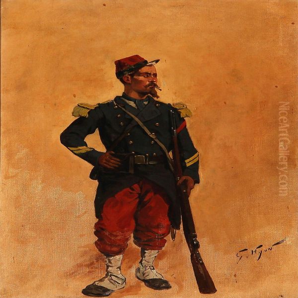 A French Infantryman - view 1