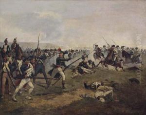 Carnot A La Bataille De Wattignies by Georges-Louis Hyon