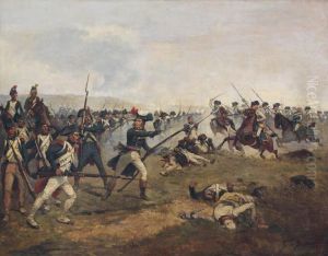 Carnot A La Bataille De Wattignies (16oct.1796) by Georges-Louis Hyon