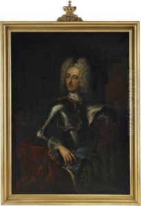 Portratt Av Kung Fredrik Iv Av Danmark by Hans Hysing