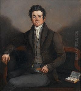 Portrait Of A Gentleman by Frederick Timpson I'Ons