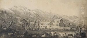 Veduta Dell'abbazia Di Maniace Presso Bronte by John Thomas Selwin Ibbetson