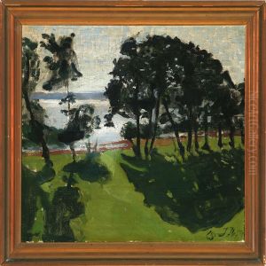 Scenery With Trees by Immanuel Ibsen