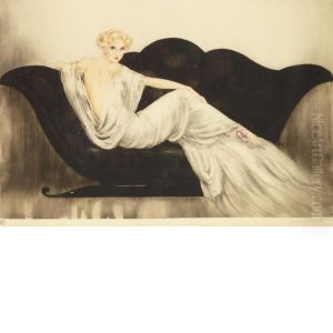 The Sofa by Louis Icart