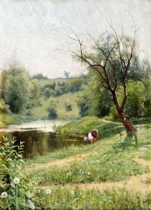 Signed And Dated -87 by Mikhail Ivanovich Ignat'Ev