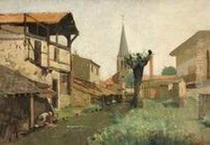 Paysage De Haute-savoie by Jean Daniel Ihly