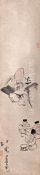 Jurojin With Musicians - view 1