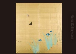 Work(folding Screen) by Shuho Ikegami