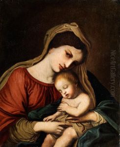 Madonna Mit Dem Kind by Giovanni Battista Salvi