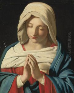 The Madonna In Prayer by Giovanni Battista Salvi