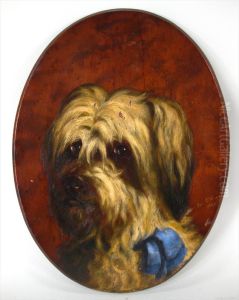 Portrait Of A Terrier by Ida Ilkins