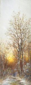 Autumn In The Viennese Forest. by Franz Josef Georg Illem