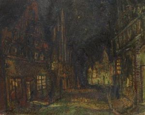 Strase In Luneburg by Arthur Illies