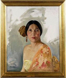 Sketch, Portrait Of A Woman.