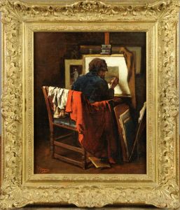 Dans L'atelier De L'artiste by Josse Impens