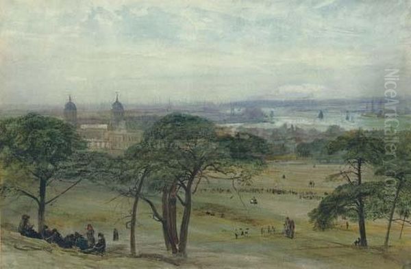 A View Of Greenwich With The Naval Hospital, London - view 1