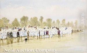 Baptism On The Banksof The Jordan River