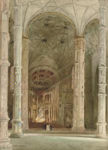 Interior Of Belem Cathedral, Lisbon - view 1