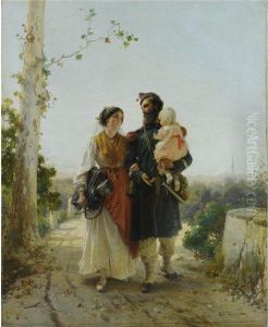 Il Ritorno Dal Campo by Girolamo Induno