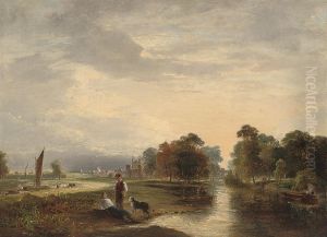 Lazy Days On The River Bank At Eton