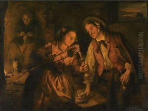 Gli Amanti by Angelo Inganni