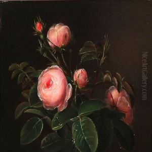 Pink Roses by Lucie M. Mandix Ingemann