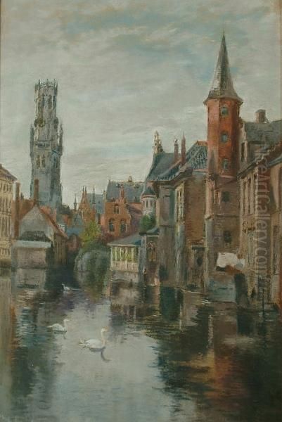 Quai Rosaire, Bruges - view 1