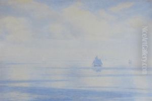 Yachts Becalmed by William Ayerst Ingram