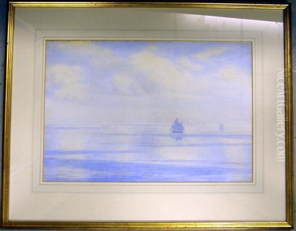 Seascape With Sailing Vessels - view 1
