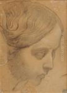 Tete D'ange by Jean Auguste Dominique Ingres