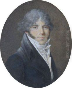 Miminiature Inspiree De Son Propore Portrait Par Son Fils