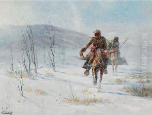 Indians In A Blizzard Indians In A Blizzard