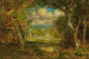 A Forest Clearing by George Inness