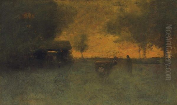Sunset, Milking Time, Montclair, New Jersey - view 1
