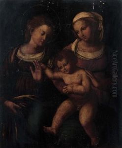 Matrimonio Mistico Di Santa Caterina by Innocenzo Da Imola
