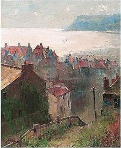 In The Morning Gleam - Robin Hood's Bay by John Henry Inskip