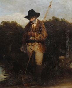A Fisherman Of The Achill Mountains by James Inskipp