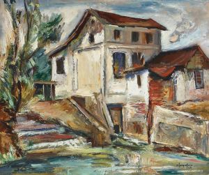 Houses In Bretania by Petre Iorgulescu Yor