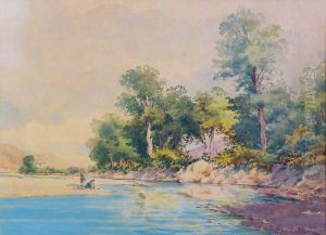 *deux Femmes Au Bord De L'eau *deux Femmes Au Bord De L'eau