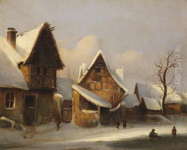 Harzstadtchen Im Schnee - view 1