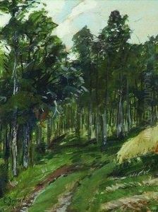 Auf Dem Waldweg by Carl Irmer
