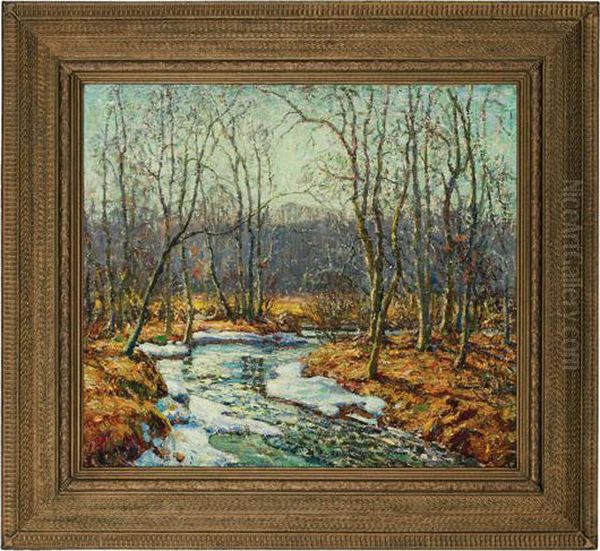 Spring Thaw, Eight Mile River by Wilson Henry Irvine