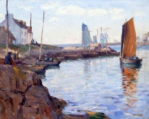 Brittany Coast by Wilson Henry Irvine