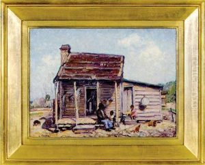 Far South Cheraw, Combahee Plantation Cabin by Wilson Henry Irvine