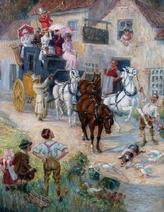 Arriving At The Mason's Arms by William Irving