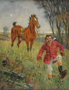 Humorous Study Of A Huntsman