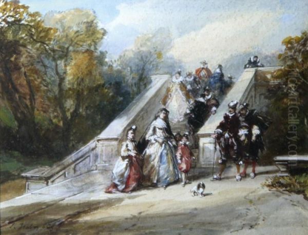 Assemblee Elegante Dans Un Parc - view 1