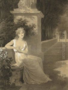 Portrait De Theresa Tallien by Jean-Baptiste Isabey