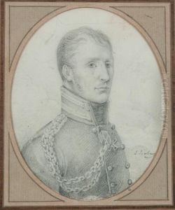 Portrait D'officier En Buste by Jean-Baptiste Isabey